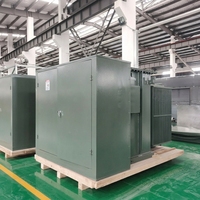 Transformateur électrique triphasé à faible perte de puissance 13,8 kV 1500 kVA 24 kV/480 V monté sur socle