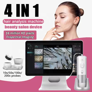 เครื่องวิเคราะห์หนังศีรษะแบบพกพา AI เครื่องวิเคราะห์หนังศีรษะด้วย AI เครื่องสแกนรูขุมขน เครื่องวิเคราะห์สำหรับใช้ในบ้าน - Product Image 1