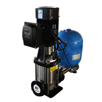 Pompe à eau à vitesse variable verticale, revêtement de surface personnalisé disponible, pompe à pression constante automatique