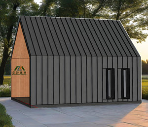 <span class=keywords><strong>Precio</strong></span> de fábrica, villa de acero prefabricada, apartamento, casa verde impermeable para uso hotelero o residencial, casa de diseño triangular - Product Image 4