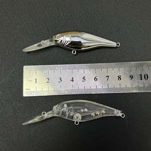 Scintillement Shad Hardbait 5cm 5g Flicker <span class=keywords><strong>Action</strong></span> Lent Flottant Senuelos De Pesca Leurres De Pêche D'eau Salée Minnow Appâts De Poisson Non Peints - Product Image 3