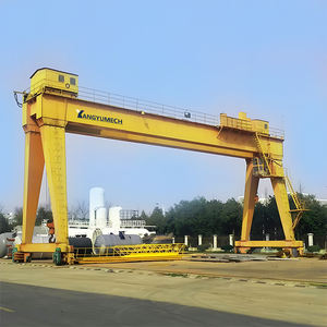 رافعة جسرية كبيرة ذات عارضة مزدوجة من الفولاذ عالي الجودة مع عربة ونش وتحكم لاسلكي - Product Image 1