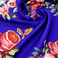 Impression numérique personnalisée de motifs de fleurs de cactus tropicaux sur tissu fin en polyester pour robe d'été
