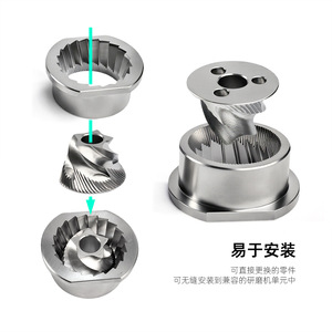 Lame conique en acier inoxydable Urrinia de 48 mm pour moulins à café, compatible avec Vina Mino et autres machines - Product Image 3