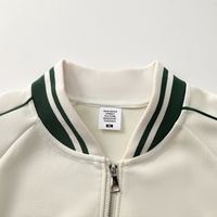 Blouson de baseball épais pour homme automne-hiver, personnalisable avec logo, pour le commerce transfrontalier, couleur contrastée, pour les couples, tenue de travail