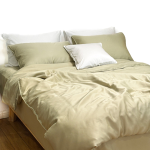 Ensemble de draps de lit rafraîchissants en lyocell d'eucalyptus 100% certifié Oeko-Tex, ultra doux et soyeux, 300T 400T - Product Image 2