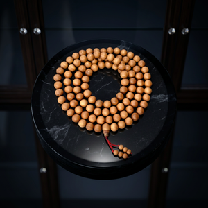 Wood Beads Round Loose Beads For Necklace Making Natural Brown Color - Product Image 1