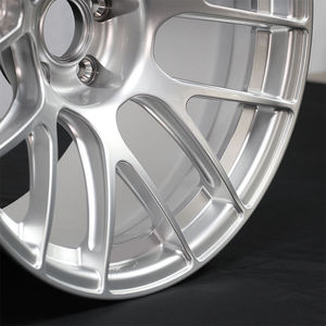 Jantes en alliage d'aluminium forgé argenté brillant, entièrement personnalisables pour BMW, Mercedes, <span class=keywords><strong>Tesla</strong></span>, Audi - Product Image 3