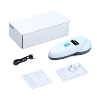 Escáner de microchip para animales con pantalla TFT de 1,44 pulgadas, escáner de chip inalámbrico Bluetooth para mascotas, lector RFID ISO11784/85/