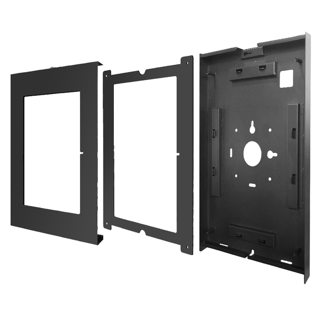 China Factory Anti Theft Metal Tablet Kiosk Shell Security Wall-Mounted Pad Smart TV Enclosure for 9.7'' Advertising Equipment