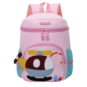 Großhandel Flugzeug gedruckt Rucksack Kinder liebenswerte Cartoon Vorschule Schult aschen Verschleiß feste Student Rucksack Geschenk für - Product Image 1
