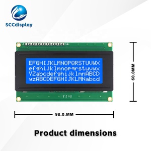 支持IIC/I2C接口 SJXD2004A-IIC STN蓝色负显COB <span class=keywords><strong>LCM</strong></span>显示模块 工业级液晶屏 20*<span class=keywords><strong>4</strong></span>点阵 - Product Image 4