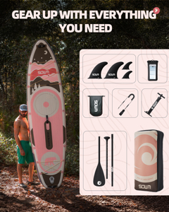 Tabla <span class=keywords><strong>de</strong></span> Paddle Surf Inflable Multiusos para Pesca, Yoga, SUP y Surf, <span class=keywords><strong>Material</strong></span> Drop Stitch, Apta para Pesca - Product Image 6