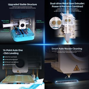 Impresora 3D FDM Geeetech M1S Mini, Completamente Ensamblada, para Niños y Principiantes, Impresora 3D WiFi para el Hogar (Envío desde Almacén en EE. UU.) - Product Image 3