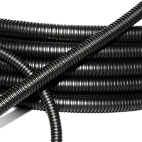 Gaine de protection flexible pour faisceau de câbles automobile, tube corrugué fendu pour câblage de voiture