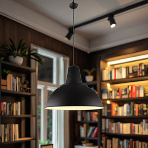 Lámpara colgante Vintage Industrial Retro E27, soporte <span class=keywords><strong>de</strong></span> hierro para Loft, para restaurante, Bar, mostrador, ático, librería, candelabros, luces colgantes - Product Image 3