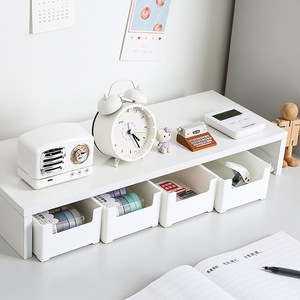 Organizador de oficina, estante de almacenamiento de escritorio con compartimentos para papelería y electrónica, tipo rectangular vertical - Product Image 2