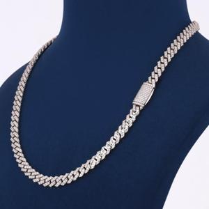 สร้อยคอเพชรแท้ เงินแท้ 925 พร้อมเพชรสร้างในห้องปฏิบัติการ เครื่องประดับหรูหราสำหรับเป็นของขวัญและขายส่ง - Product Image 5