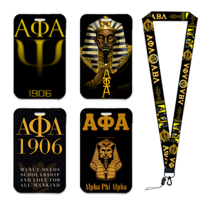 Porte-badge Alpha Phi Alpha avec cordon, étui pour carte de bus, étui pour carte de transport, étui pour carte bancaire, porte-carte de crédit - Product Image 1