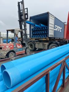 Tuyau de puits profond en PVC DIN4925 140mm 160 mm 25 barres pour le marché africain - Product Image 3