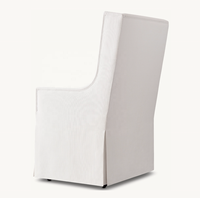 AMMES Design moderne et minimaliste Ensembles de cuisine d'intérieur Hôtel Restaurant Banquet Fauteuil de salle à manger en tissu