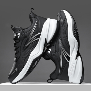 Chaussures de sport décontractées personnalisées pour femmes, baskets de marche d'hiver, chaussures de tennis en cuir pour hommes, grandes tailles EU 47 48, chaussures de course vierges tendance - Product Image 3