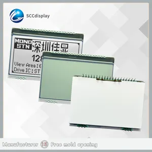 Display LCD 12864 SJXD12864-4650 COG display de matriz de pontos módulo de luz de fundo RGB controlador de acionamento st7565r