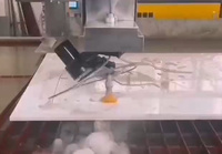Cortadora de Piedra por Chorro de Agua Jinzuan de Ahorro Energético con Caja de Cambios, Router CNC de Alta Precisión para Trabajos en Granito y Mármol