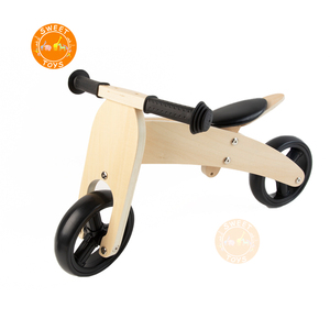 木制平衡自行车玩具木制教育骑乘玩具<span class=keywords><strong>3</strong></span>轮儿童训练 - Product Image 3
