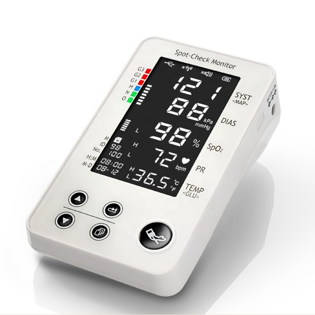 China-Made Wearable Blood Pressure Monitor Portable Spo2 Sensor Bluetooth Remote Medical Monitoring Equipment