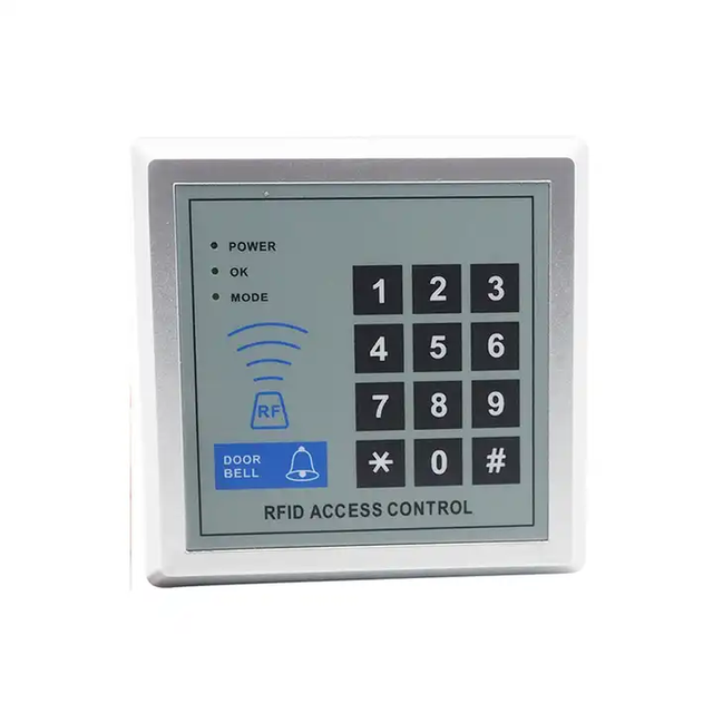Security Office or Apartment Use Waterproof Standalone Access Control Keypad With Card Reader