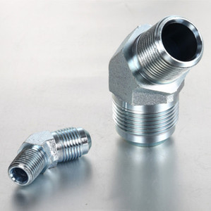 1JN4 <span class=keywords><strong>JIC</strong></span> <span class=keywords><strong>HYDRAULIQUE</strong></span> CONNECTEUR 45 DEGRÉS NPT à <span class=keywords><strong>JIC</strong></span> MÂLE ADAPTATEUR Haute Pression Matériau <span class=keywords><strong>Flexible</strong></span> État Neuf Garantie 1 an - Product Image 6