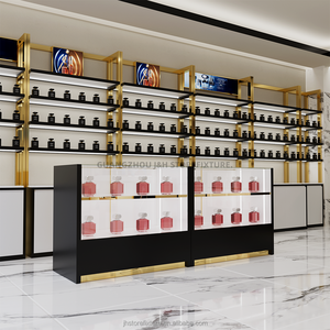 Hiện đại phổ biến nước hoa hiển thị kiosk cao cấp thiết kế hiển thị Mall Booth sang trọng triển lãm xách tay kiosk Nước hoa Showcase - Product Image 2