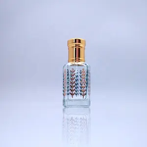 arabic dubai classic roll on 3ml 6ml 12ml fragrance perfume oil glass bottle attar oud oil bottles