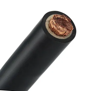 Cable de soldadura flexible de cobre de un solo núcleo 1X16 1X35 1X70 1X95mm de 2/2"