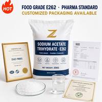 Acetato de Sodio Trihidratado 99% de Pureza pH 7.5-9.5 para Tratamiento de Agua de Calderas, Inhibidor de Incrustaciones