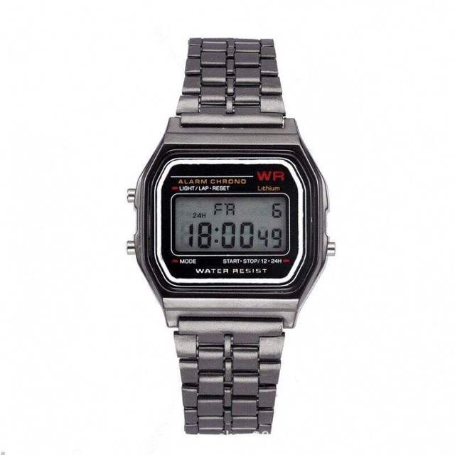 Hot Selling Colorful Sports Cheap LED Digital Wrist Watch Men Big Dial Watches for Kids
