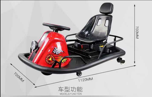 Repuestos para karts de drift Safe Speed Adult Drift Kart, karts de drift 36v 350 <span class=keywords><strong>Crazy</strong></span> Kart para adultos y niños - Product Image 3