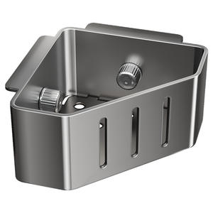 ที่แขวนอ่างล้างจานแบบสุญญากาศ สีเทากันเมทัล รูปทรงสี่เหลี่ยม พร้อมที่เก็บฟองน้ำ ผ้าเช็ดจาน และอุปกรณ์ทำความสะอาด - Product Image 2