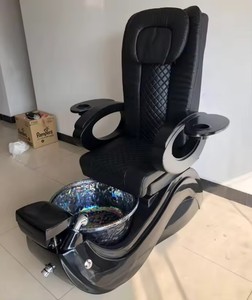Vente chaude Beauté De Luxe En Cuir <span class=keywords><strong>Blanc</strong></span> <span class=keywords><strong>Manucure</strong></span> Pas De Plomberie Message Spa Pédicure Chaise - Product Image 2