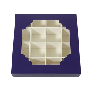 กล่องช็อกโกแลตสีขาวแบบ 16 ช่อง กล่องกระดาษรีไซเคิลสำหรับบรรจุขนมและของขวัญ - Product Image 5