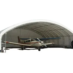 GS açık ağır çadır PVC kumaş yapısı depo barınağı çin Metal depolama tutuyor