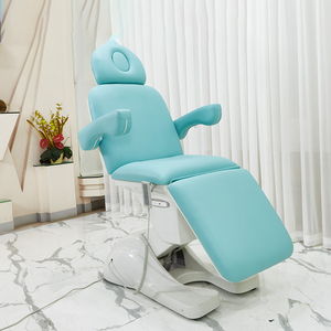 Hot Seller 3 Motoren Verstellbare Klinik Beauty Salon Stationär Komfortabler <span class=keywords><strong>Massage</strong></span> tisch Elektrisches Gesichts bett Kosmetik stuhl - Product Image 6