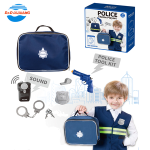 Juego de simulación de rol de alta calidad, conjunto de pistola de policía, mochila de disfraz, juguetes de policía, Handcuf - Product Image 5