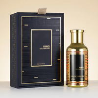 Parfum EDP pour Homme 100ml, Fragrance Orientale Longue Durée Bhararaa King Bleu Oud pour Homme, Cologne avec Reçu