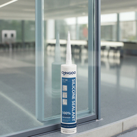 Scellant acrylique neutre résistant aux intempéries SJ-168, ignifuge, imperméable, transparent comme du cristal, certifié ISO9001 pour adhésifs et mastics