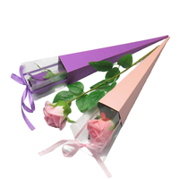 Saint Valentin Mini Unique Fleur Rose Éternelle Carton Dossier Emballage Bouquet Unique En Gros Options D'expédition Disponibles