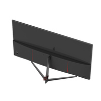 Penjualan terlaris Monitor LCD FHD hitam 24 inci 23.8 inci Monitor PC 75HZ dengan speaker Monitor Desktop permukaan silau produk baru