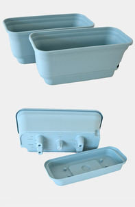 <span class=keywords><strong>Maceta</strong></span> de riego automático de doble capa SQ159, cuenco hidropónico <span class=keywords><strong>Rectangular</strong></span> de gran tamaño, macetas verdes para plantas - Product Image 6