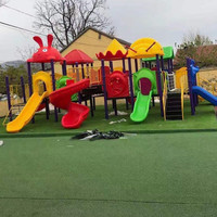 Meisen Niedriger Preis Kunstrasen 25mm 30mm für Kinderspiel platz Outdoor Green Garden Patio Dach Landschaften Bunter Gras Teppich